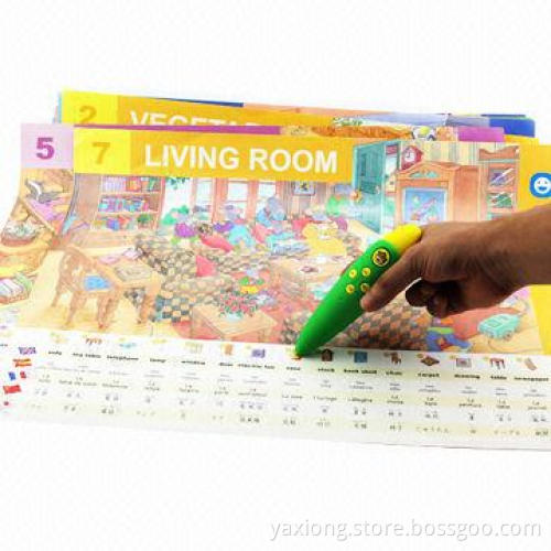 Voice Talking Pen, Multiple Languages Available, 3.7V, 300mAh Battery